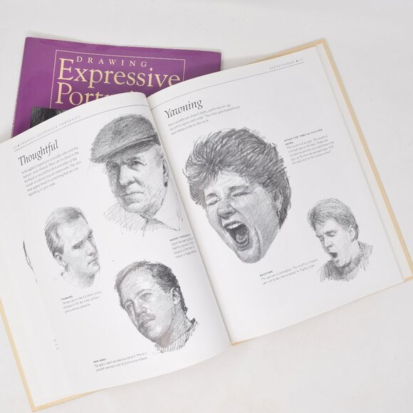 2 Books Dynamic Figure Drawing Expressive Portraits Hardcover Hogarth Leveille - Picture 16 of 16